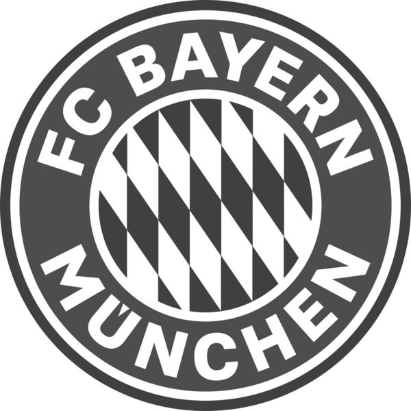 Escudo del Bayern de Muninch 28 X 28 CM. grabado con laser
